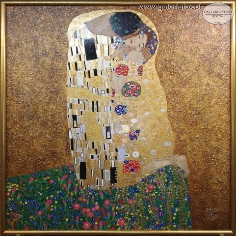 Pocałunek, kopia wg. G.Klimt  - 